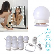 LED Vanity Mirror Lights String with 10 Dimmable Light Bulbs for Makeup Bedroom   253796132606